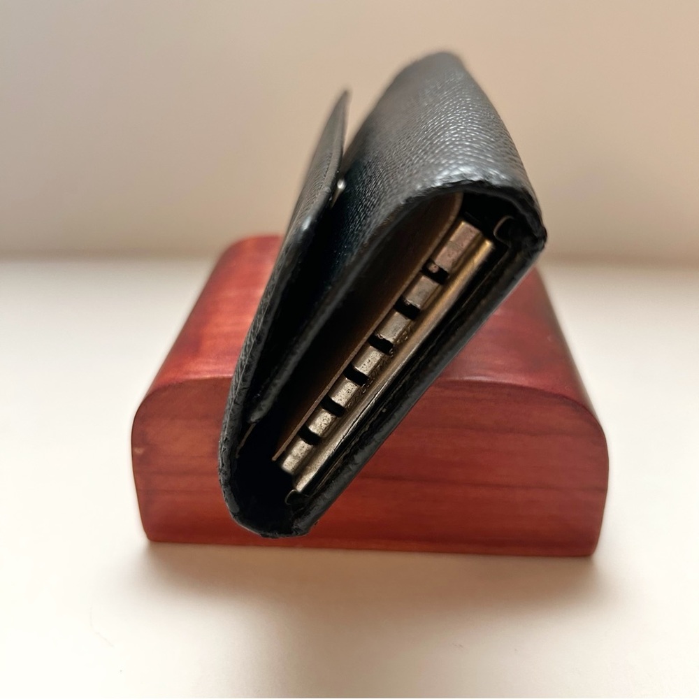 Louis Vuitton Multiclés 6 Key Holder Wallet in Black Taiga Leather EUC Authentic - Picture 4 of 12